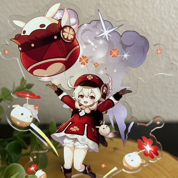 EUC Genshin Impact “Klee” Acrylic Anime Acrylic Display Figure - Picture 2 of 4